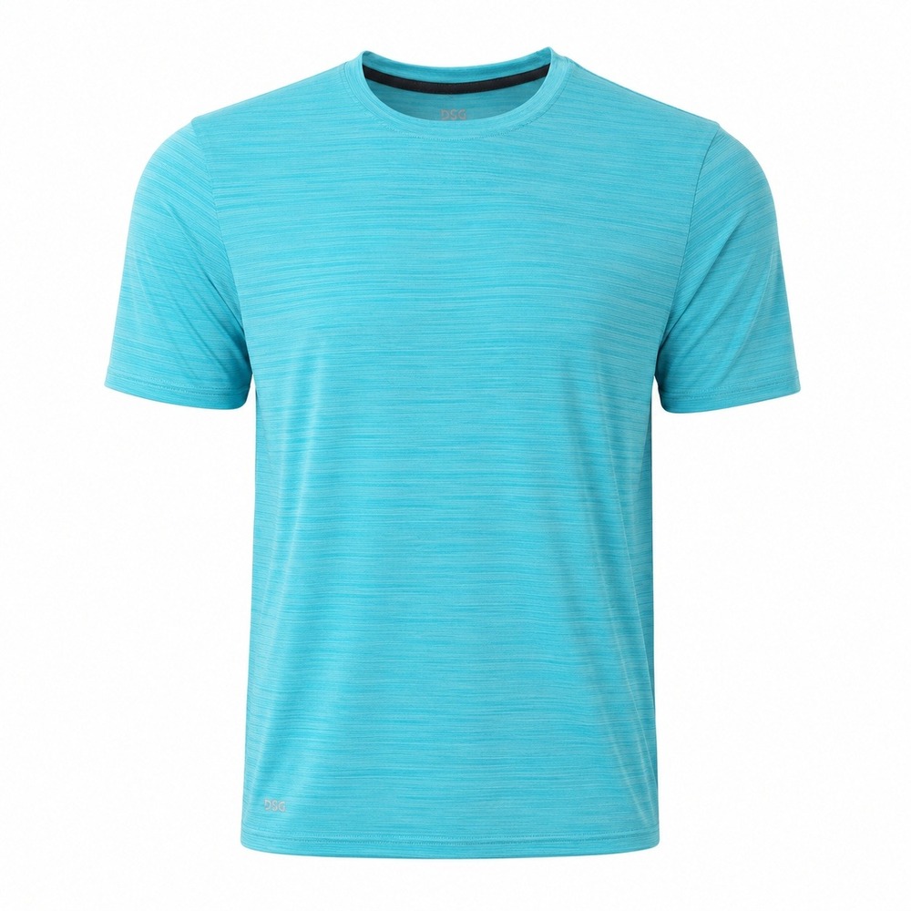 DSG Performance T-Shirt Mens 2XL Blue Space‎ Dye Short Sleeve Athletic Top Golf